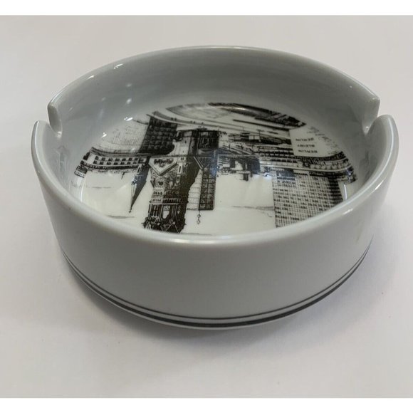 Schedel Bavaria Berlin Ash Tray Collectible Black White - Picture 7 of 9
